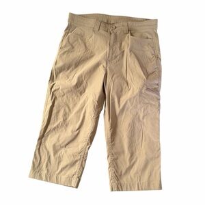 Eddie Bauer Lightweight Beige Crop Utility Pants